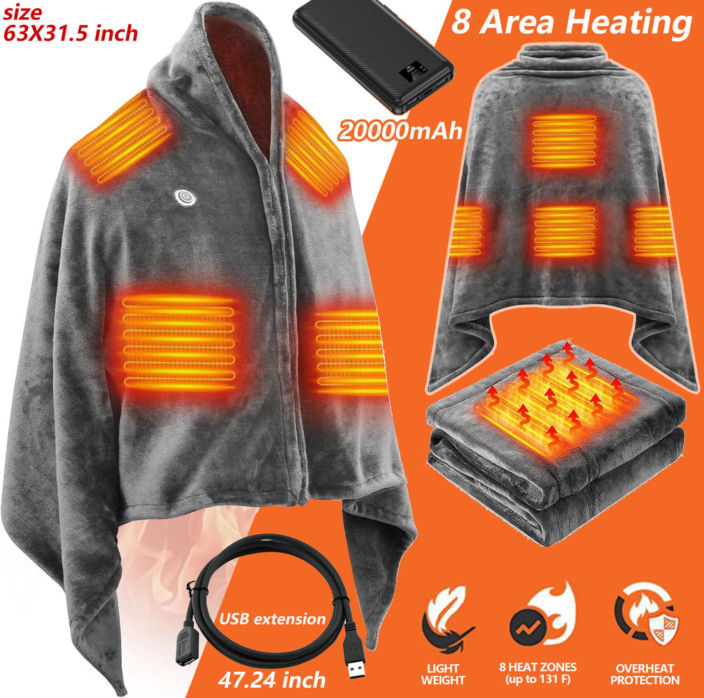 2025 New Heated Shawl Heating Blanket