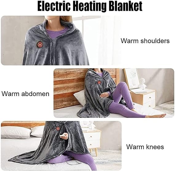 2025 New Heated Shawl Heating Blanket