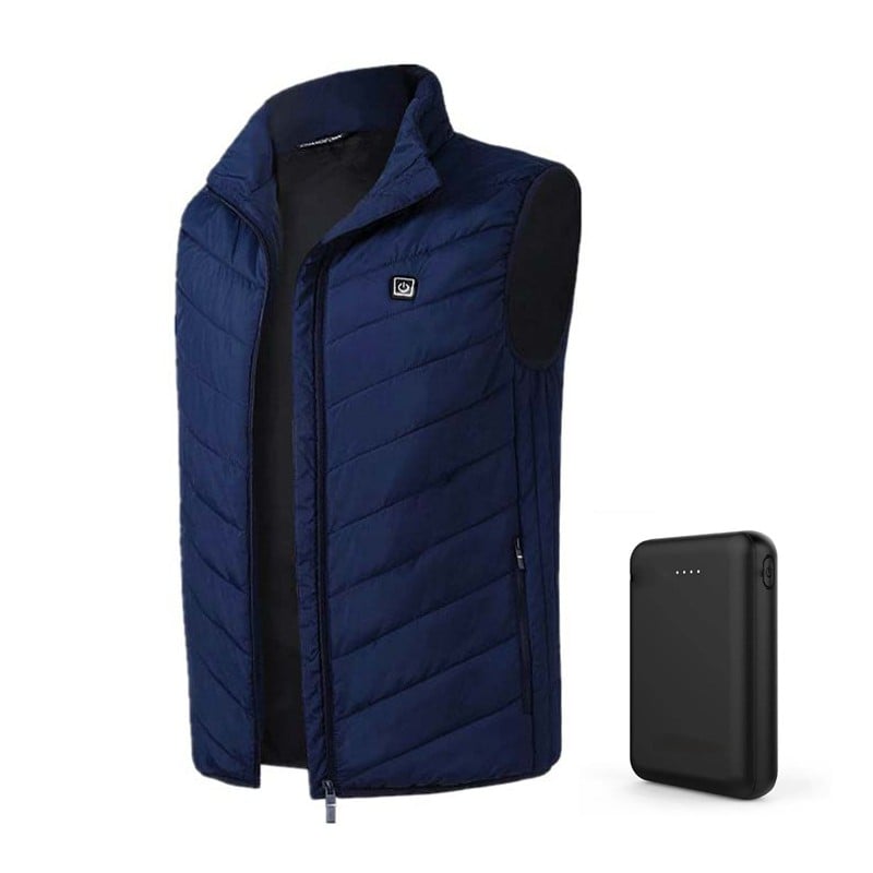 2024 Updated Version Two-touch LED Controller Heated Vest For Men & Women （With Battery Pack）