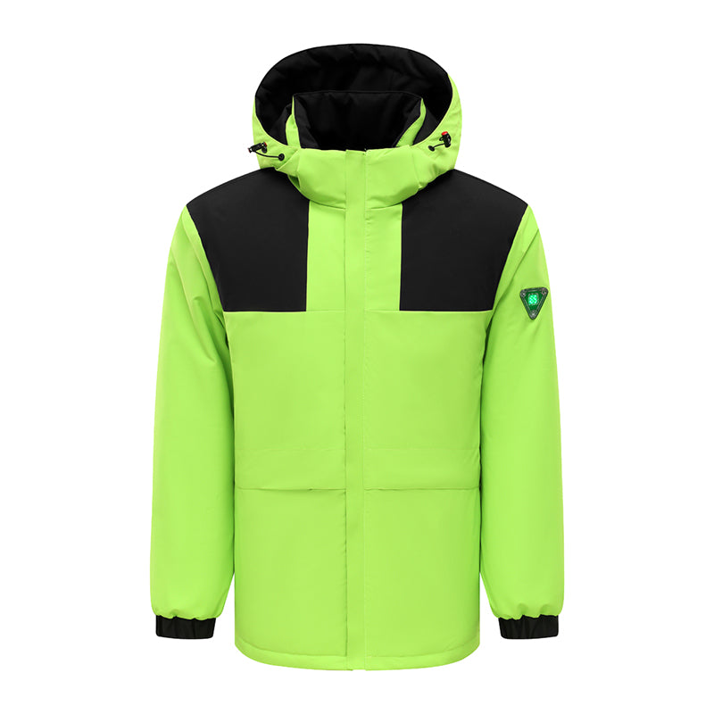 2025 Cotton Heating Jacket for Men & Women Waterproof  Windproof and Velvet 360° All-Round Large Area Heating (With Battery)