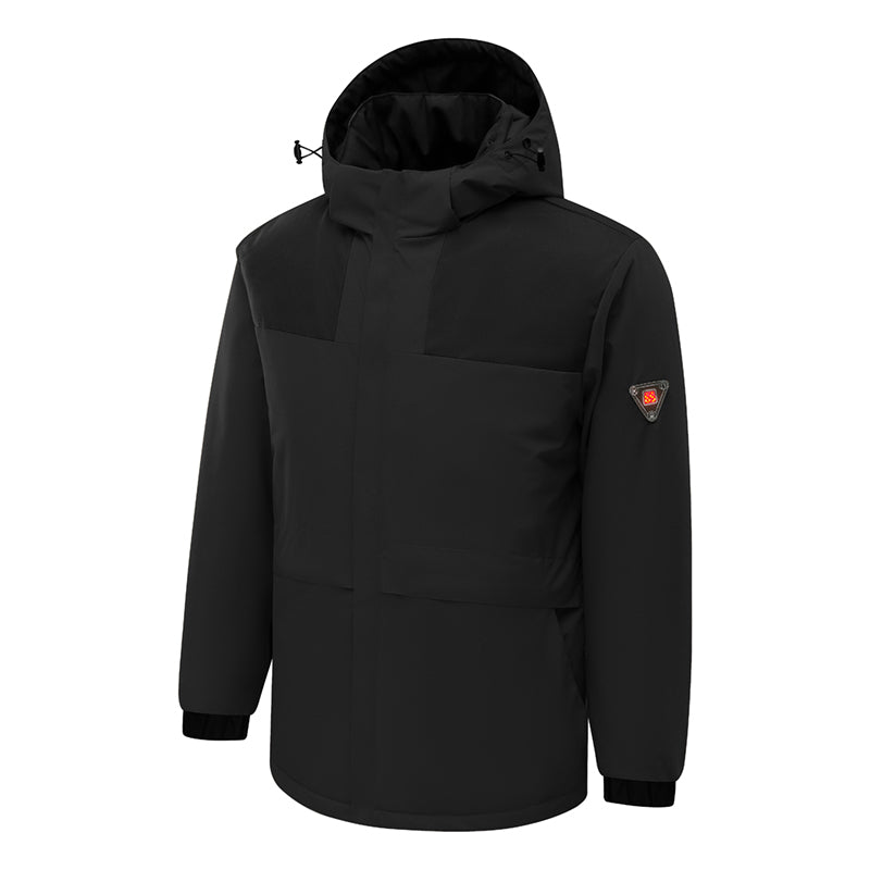 2025 Cotton Heating Jacket for Men & Women Waterproof  Windproof and Velvet 360° All-Round Large Area Heating (With Battery)