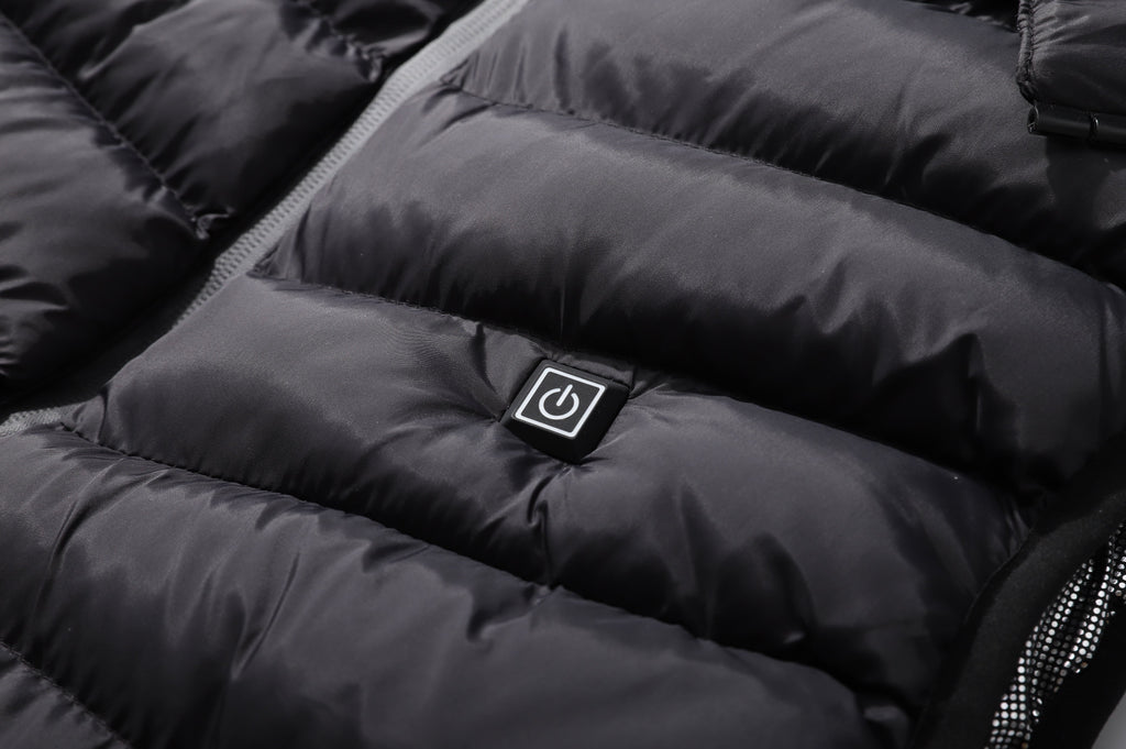 Men's Classic 5 Zones Hooded Vest - Detachable