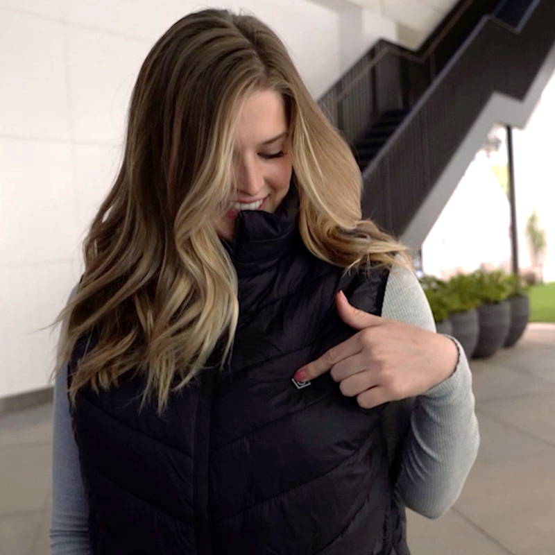 Men's 8 Zones Heated Puffer Jacket