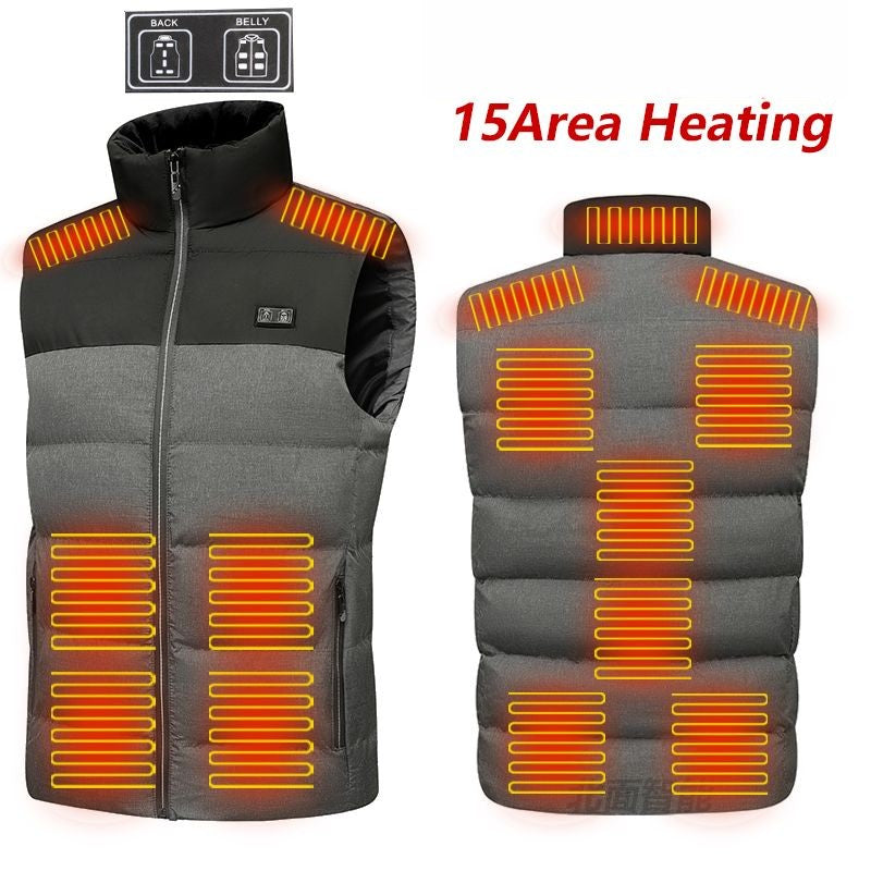 Men's Two-Touch15 Zones Heated Vest