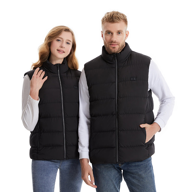2025 Updated Version Two-touch 15Heat Zones LED Controller Heated Vest For Men & Women (With Battery Pack)