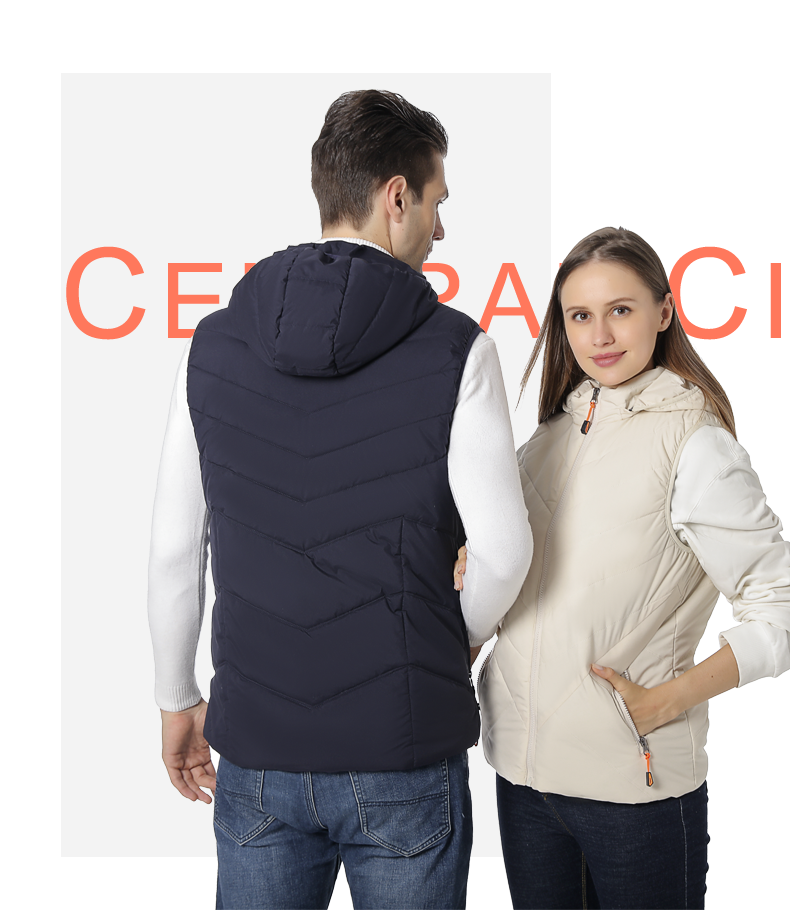Men's Couple's Style 11 Zones Heated Vest