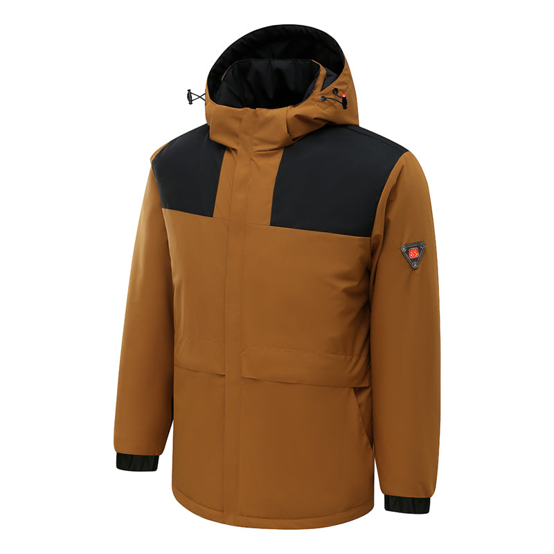 2025 Cotton Heating Jacket for Men & Women Waterproof  Windproof and Velvet 360° All-Round Large Area Heating (With Battery)