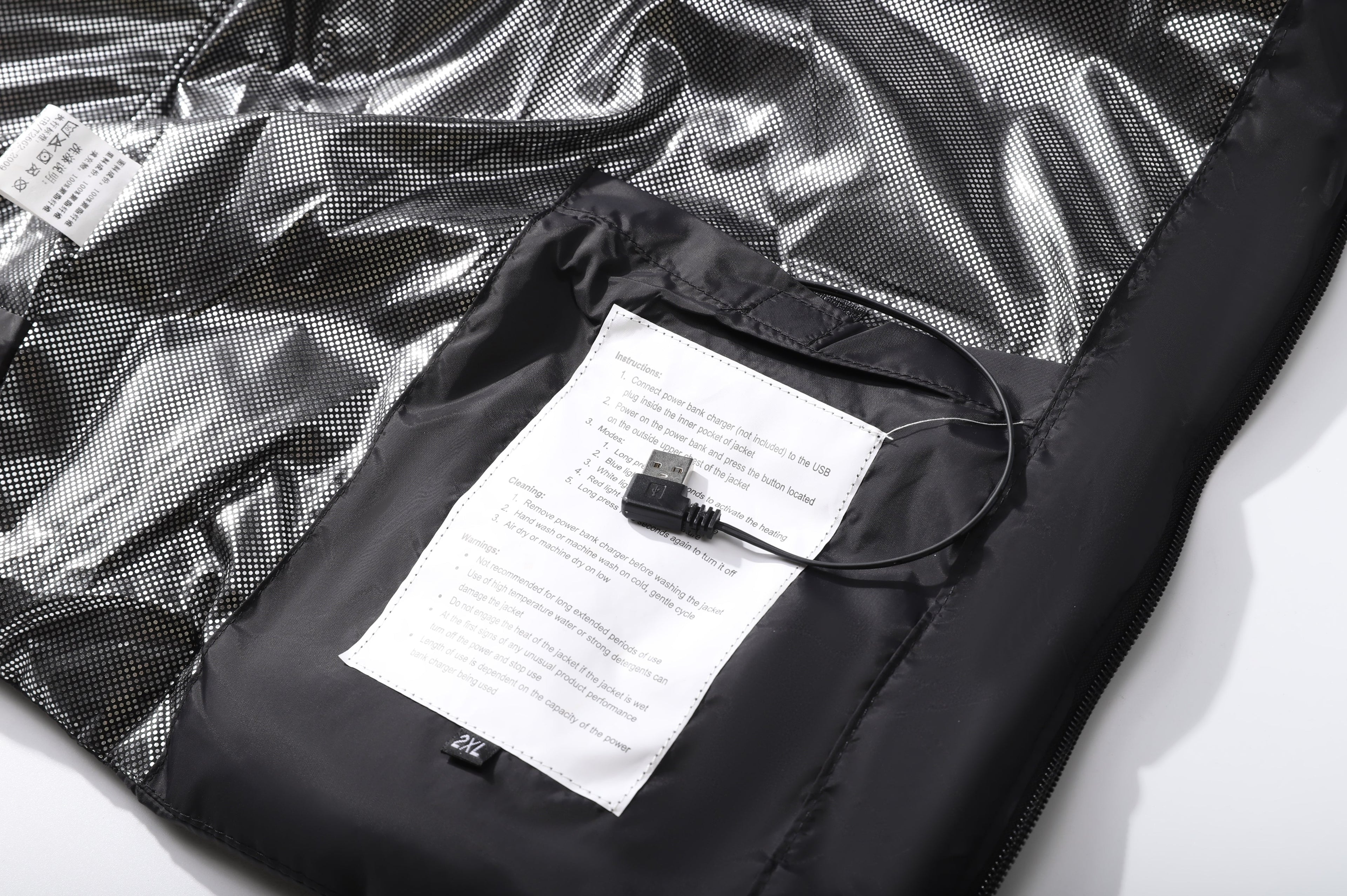 Men's Classic 5 Zones Hooded Vest - Detachable