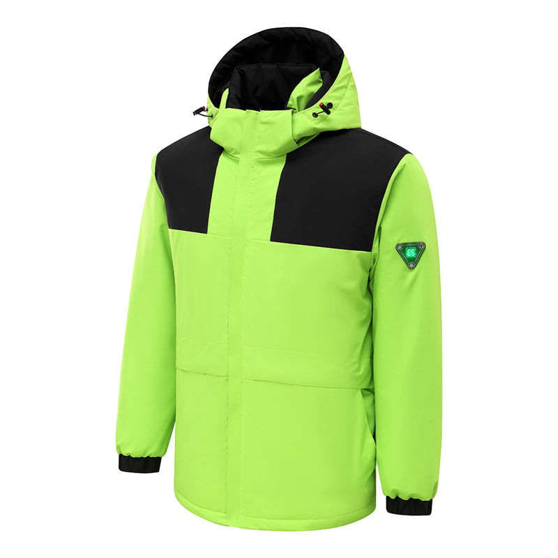 2025 Cotton Heating Jacket for Men & Women Waterproof  Windproof and Velvet 360° All-Round Large Area Heating (With Battery)