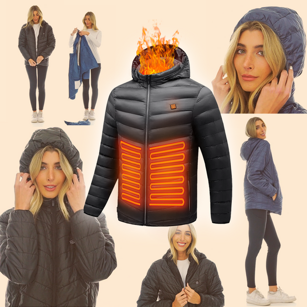 Women's 8 Zones Heated Puffer Jacket