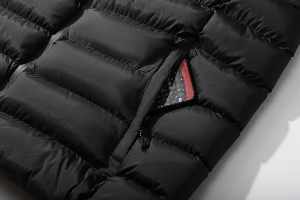 Men's Classic 5 Zones Hooded Vest - Detachable