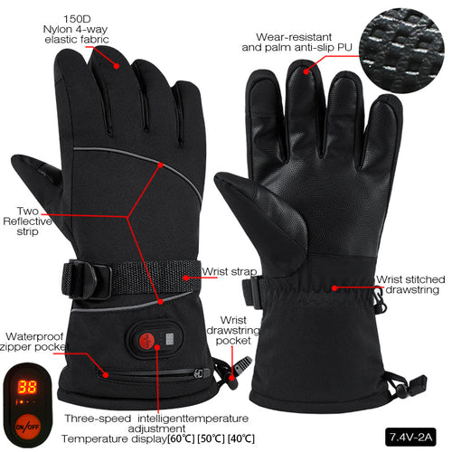 Heated Gloves (With Battery Pack)