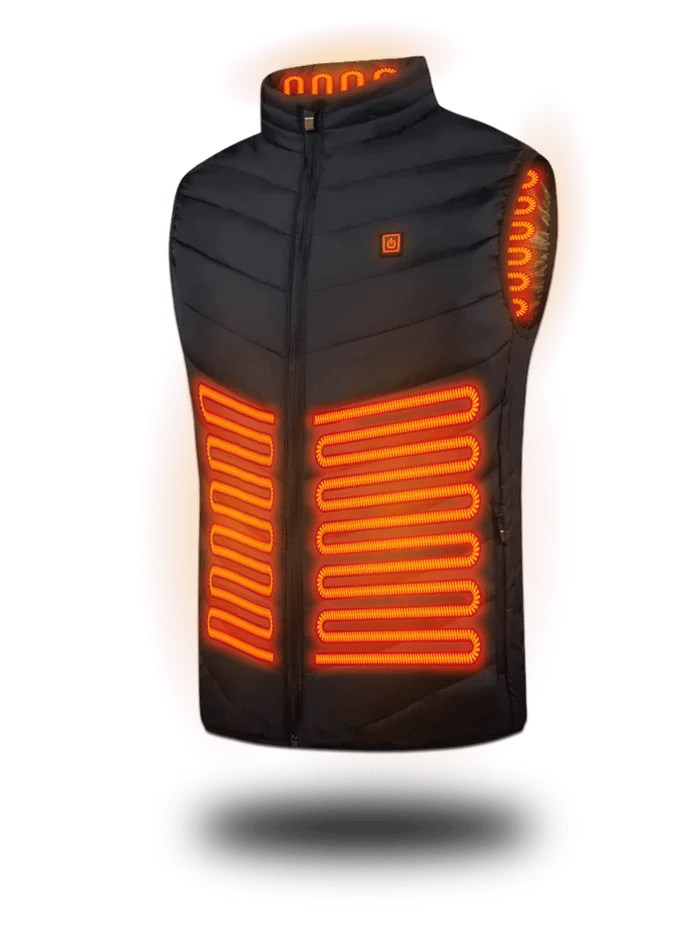 2024 Updated Version Two-touch LED Controller Heated Vest For Men & Women （With Battery Pack）