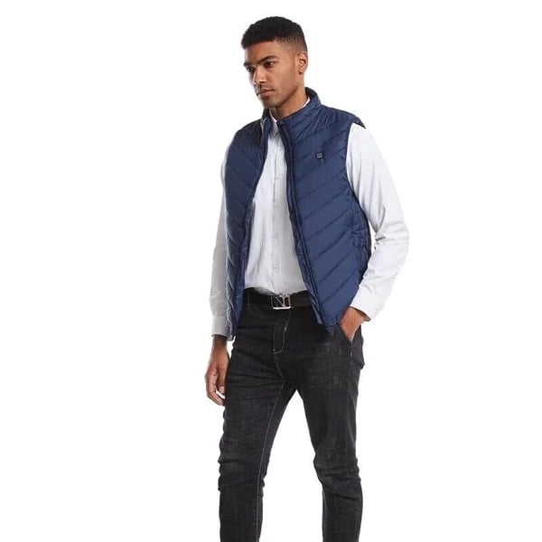 2024 Updated Version Two-touch LED Controller Heated Vest For Men & Women （With Battery Pack）