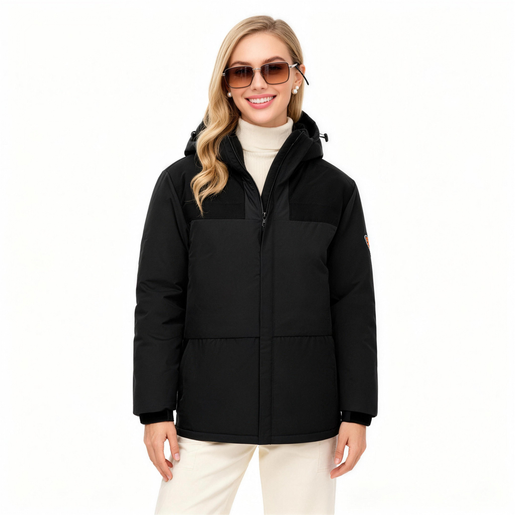 Women 2025 Cotton Heating Jacket for  Waterproof  Windproof and Velvet 360° All-Round Large Area Heating (With Battery)