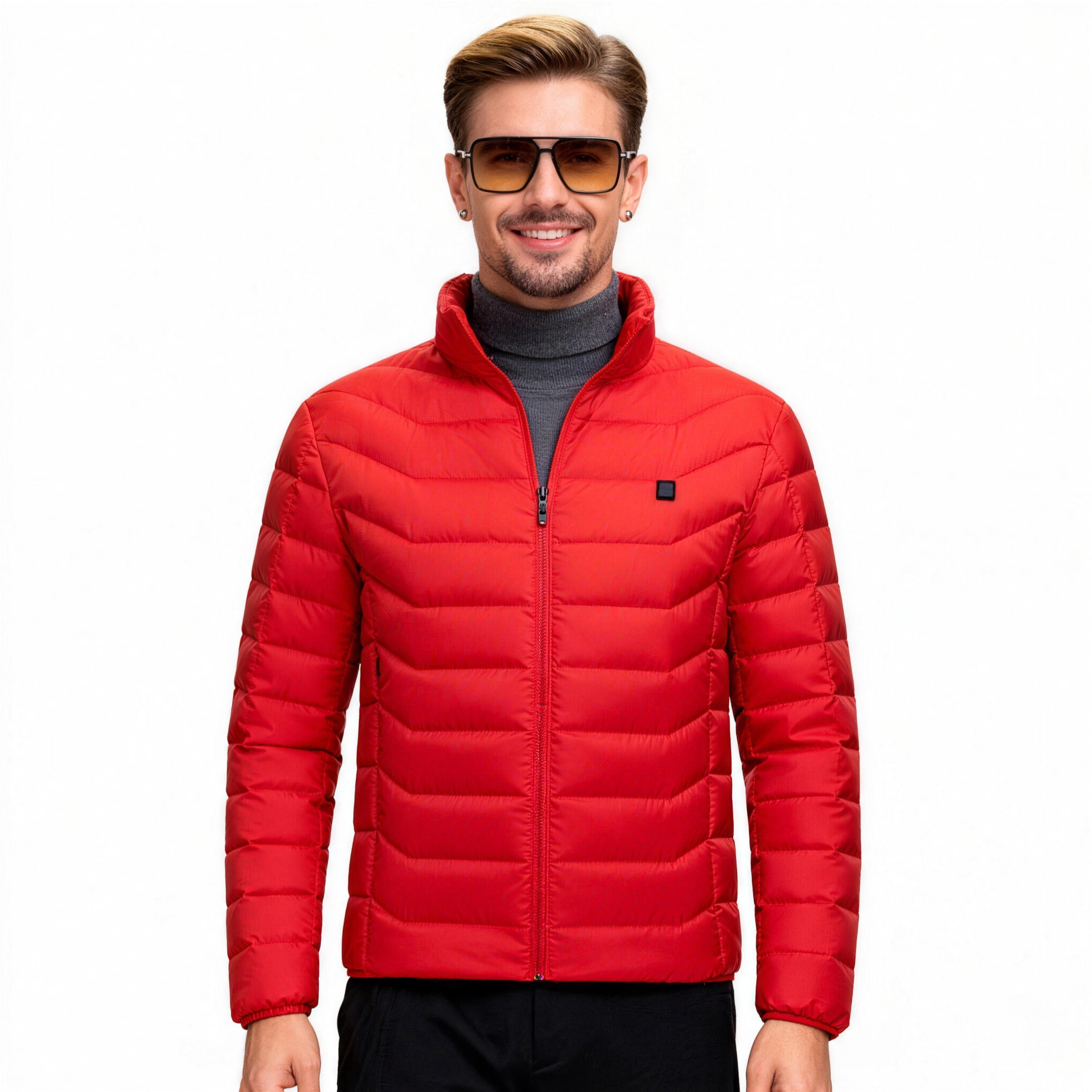 Men's 8 Zones Heated Puffer Jacket